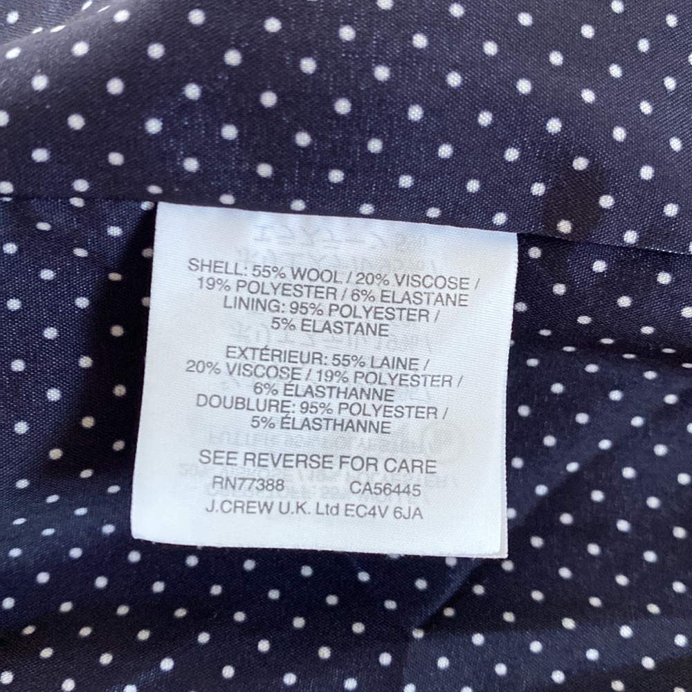 J.Crew black blazer size 14T - Picture 4 of 5